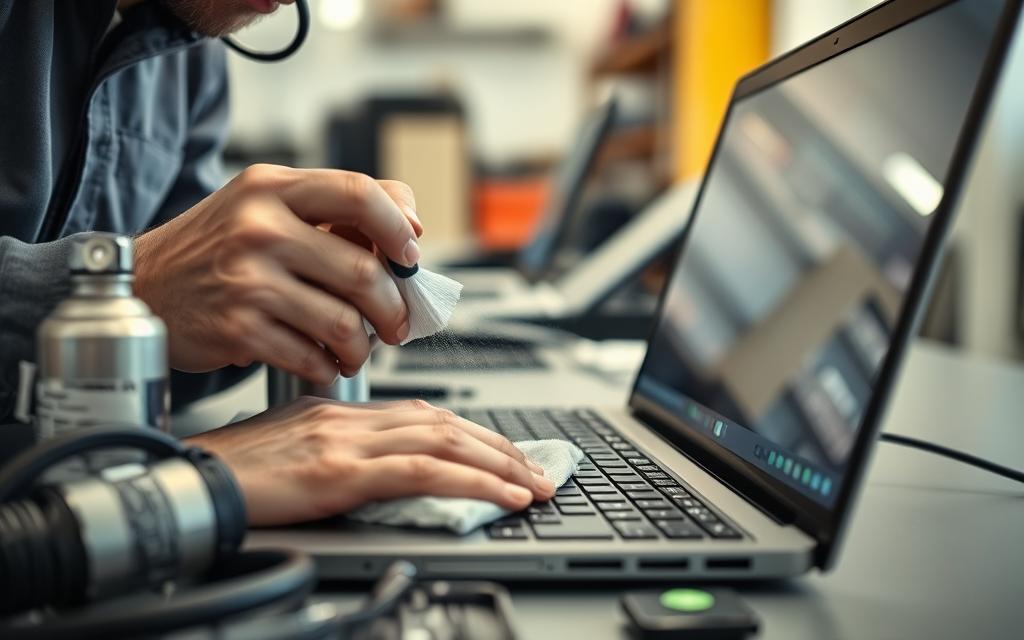 Laptop bakım süreci