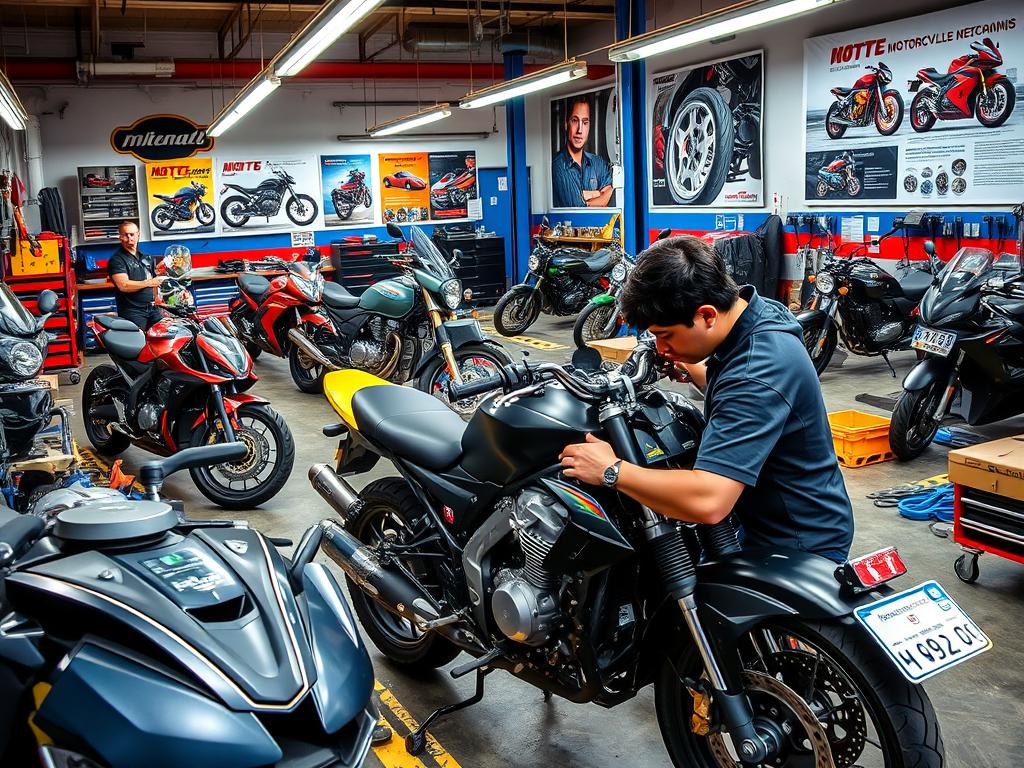 motosiklet tamiri eğitimi
